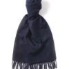 Cashmere Scarf - Navy