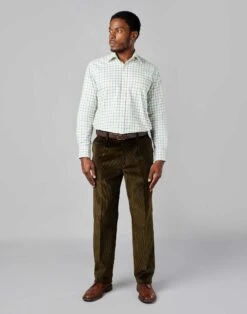 Corduroy Trousers - Dark Green