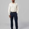 Pleated Front Chinos - Navy -Joseph Turner Shop 4bd3e179 mens navy pleat front chinos mrchindkn 1