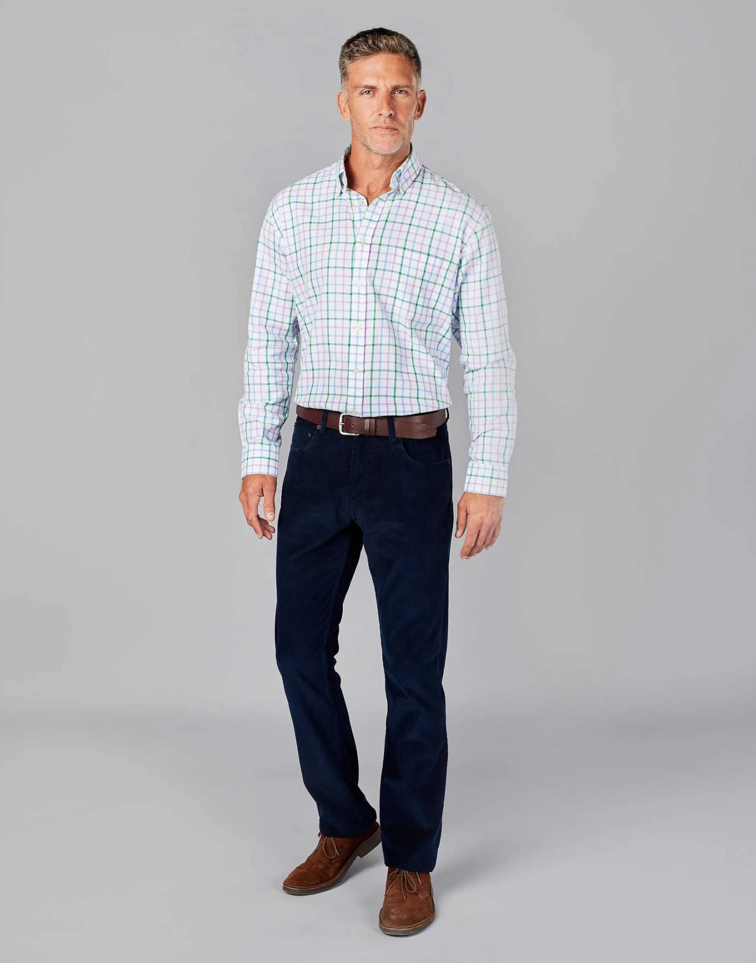 Needlecord Jeans - Navy 3 Needlecord Jeans - Navy