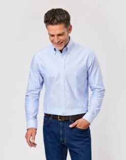 Button Down Oxford Shirt - Blue