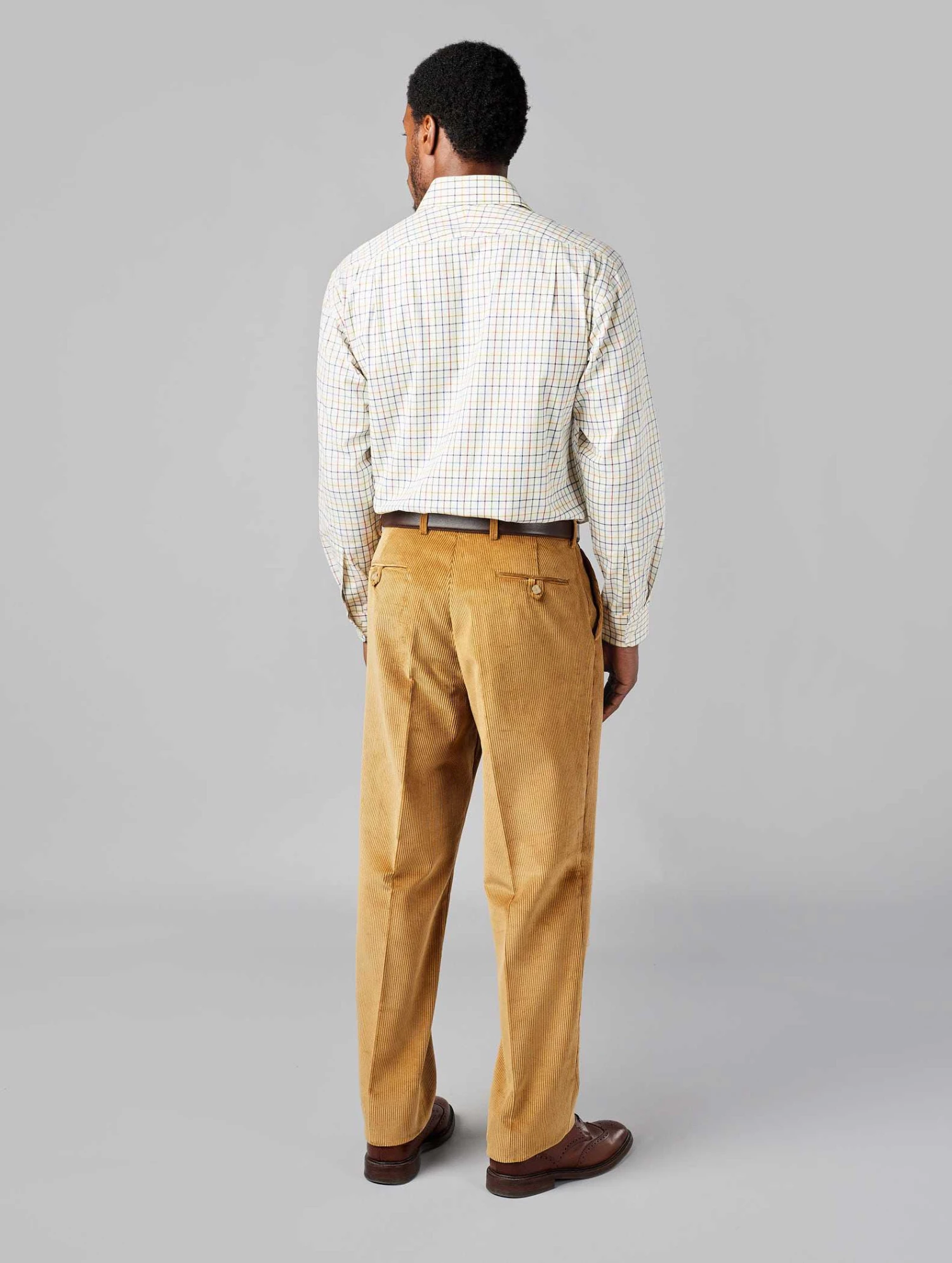 Corduroy Trousers - Dark Sand 4 Corduroy Trousers - Dark Sand - Image 2