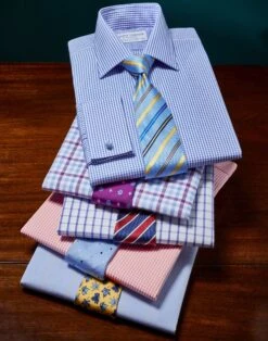 Blue Gingham Check Shirt -Joseph Turner Shop 736a9b7f mens sky gingham formal checked shirt msgibl 3