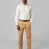 Pleated Front Chinos - Tan