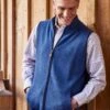 Merino Gilet - Blue
