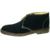 Sahara Suede Desert Boot - Black