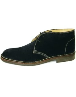 Sahara Suede Desert Boot - Black