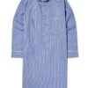 Nightshirt - Blue/White Stripe (fine)
