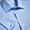 Azure Blue Poplin Shirt -Joseph Turner Shop Mens Azure Blue Poplin Formal Plain Poplin Shirt MSCPAZ 1
