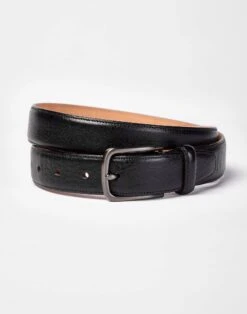 Classic Leather Belt - Black