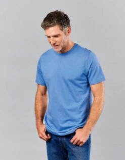 Cotton T Shirt - Blue