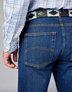 Denim Jeans - Blue 8 Denim Jeans - Blue -Joseph Turner Shop Mens Blue Denim Jeans MPJEDNBLU 4