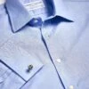 Blue End On End Shirt -Joseph Turner Shop Mens Blue End on End Formal Textured Shirt MSEEBL 1