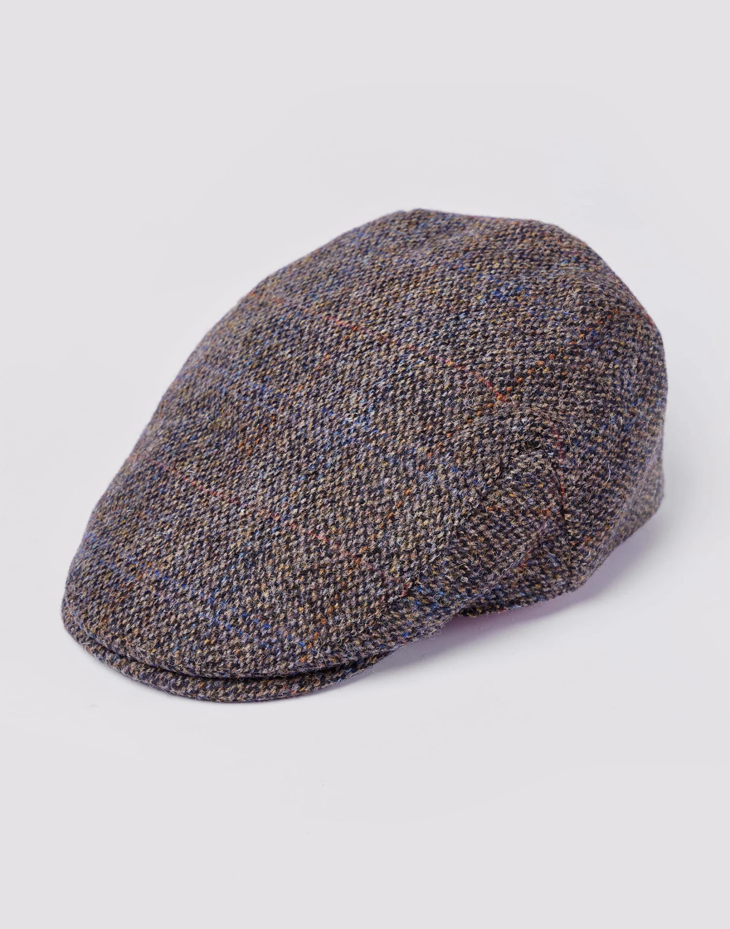 Harris Tweed Flat Cap - Blue/Grey 3 Harris Tweed Flat Cap - Blue/Grey