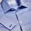 Blue Herringbone Shirt