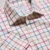 Blue/Magenta/Taupe Country Check Shirt