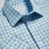 Blue/Olive Country Check Shirt -Joseph Turner Shop Mens Blue Olive Country Check Shirt MSCBOL 1