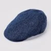Harris Tweed Flat Cap - Blue 2 Harris Tweed Flat Cap - Blue -Joseph Turner Shop Mens Blue Tweed Flat Cap MAFLCABLB 1