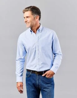 Washed Oxford Shirt - Blue