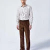Corduroy Trousers - Brown -Joseph Turner Shop Mens Brown Corduroy Trousers MRCORDBRN 1