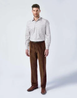 Corduroy Trousers - Brown