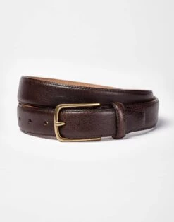 Classic Leather Belt - Brown