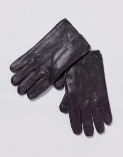 Leather Gloves - Brown