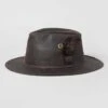 Waxed Trilby Hat - Brown 1 Waxed Trilby Hat - Brown -Joseph Turner Shop Mens Brown Waxed Trilby Hat MATRILBRN 1