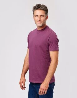Cotton T Shirt - Burgundy