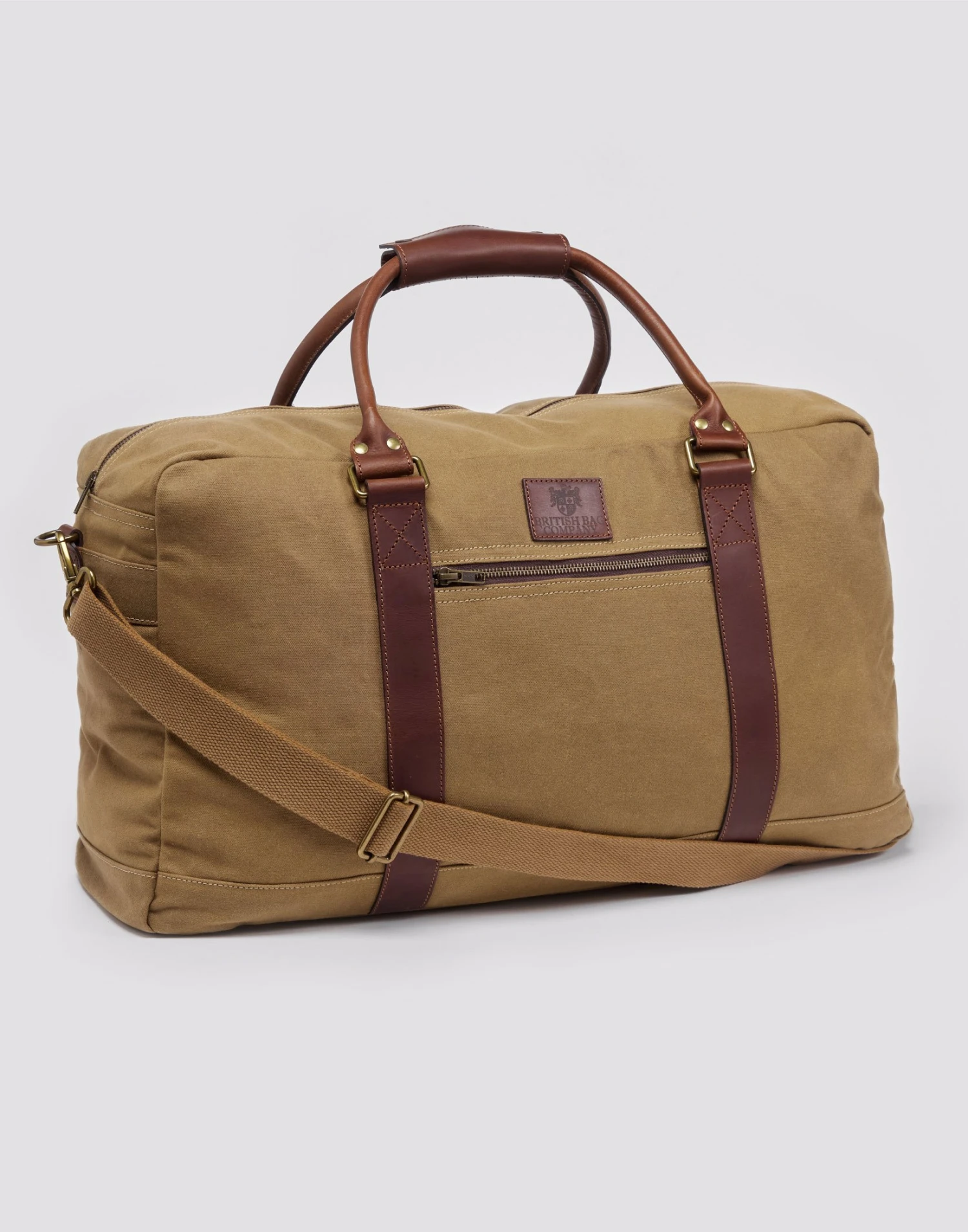 Waxed Canvas Weekend Holdall - Camel 3 Waxed Canvas Weekend Holdall - Camel