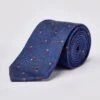 Cartridges On Navy Woven Silk Tie
