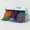 Sock Gift Box - Checkerboard -Joseph Turner Shop Mens Checkerboard Sock Gift Box MASOGBMX1 1