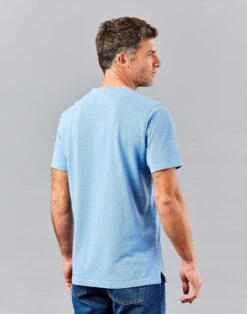 Pique T Shirt - Cornflower -Joseph Turner Shop Mens Cornflower Pique T Shirt MTPTEECOR 2