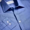 Cornflower Poplin Shirt -Joseph Turner Shop Mens Cornflower Poplin Formal Plain Poplin Shirt MSCPCO 1
