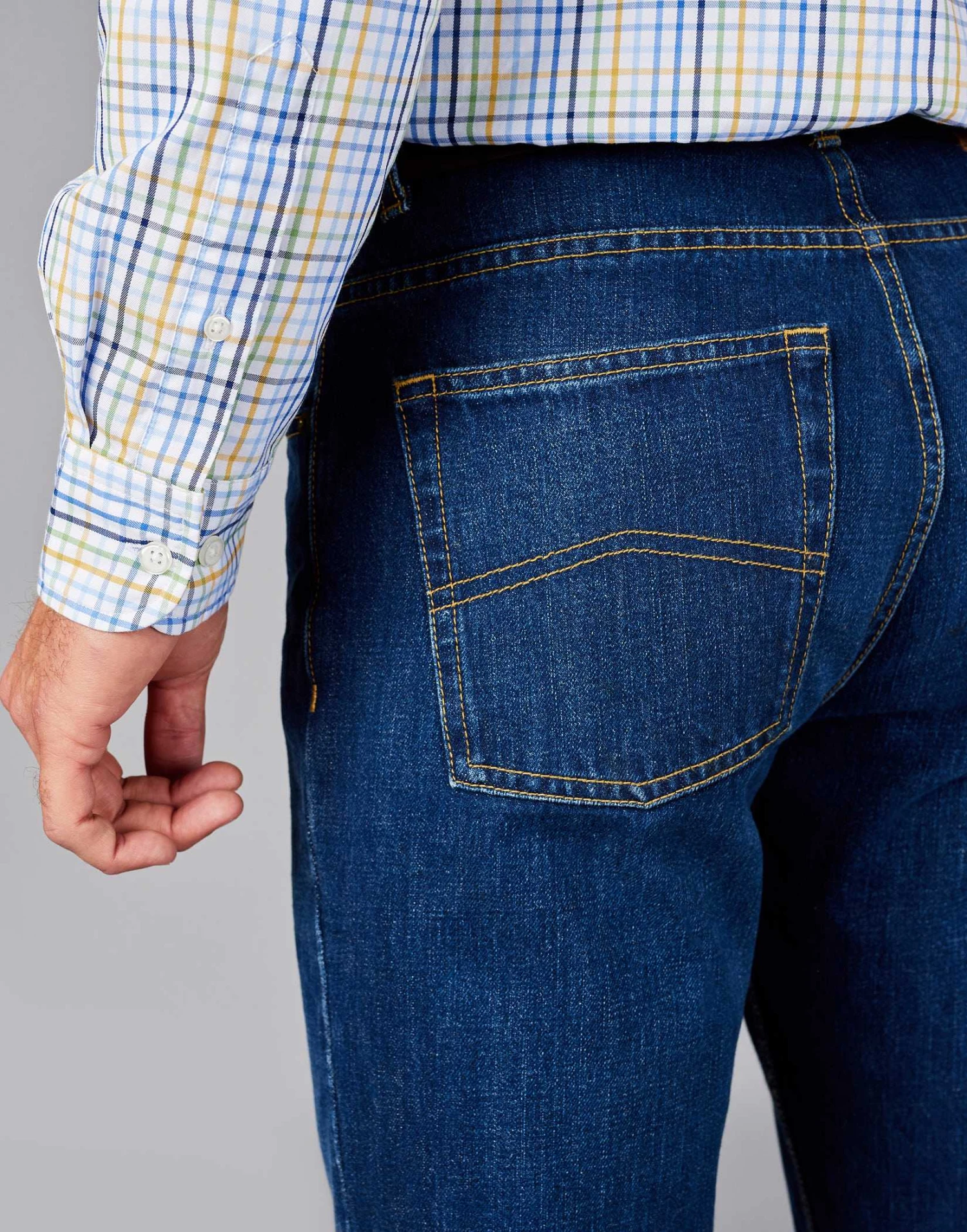 Denim Jeans - Dark Blue 5 Denim Jeans - Dark Blue - Image 3