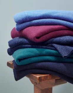 Lambswool V Neck - Dark Blue -Joseph Turner Shop Mens Dark Blue Lambswool V Neck Jumper MKLWVNDKB 5