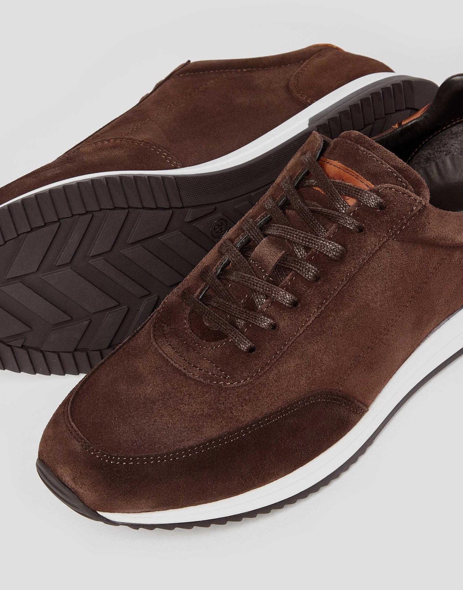 Bannister Trainers - Dark Brown Suede 4 Bannister Trainers - Dark Brown Suede - Image 2