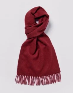 Cashmere Scarf - Dark Red