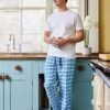 Pyjama Bottoms - Blue/Green Check