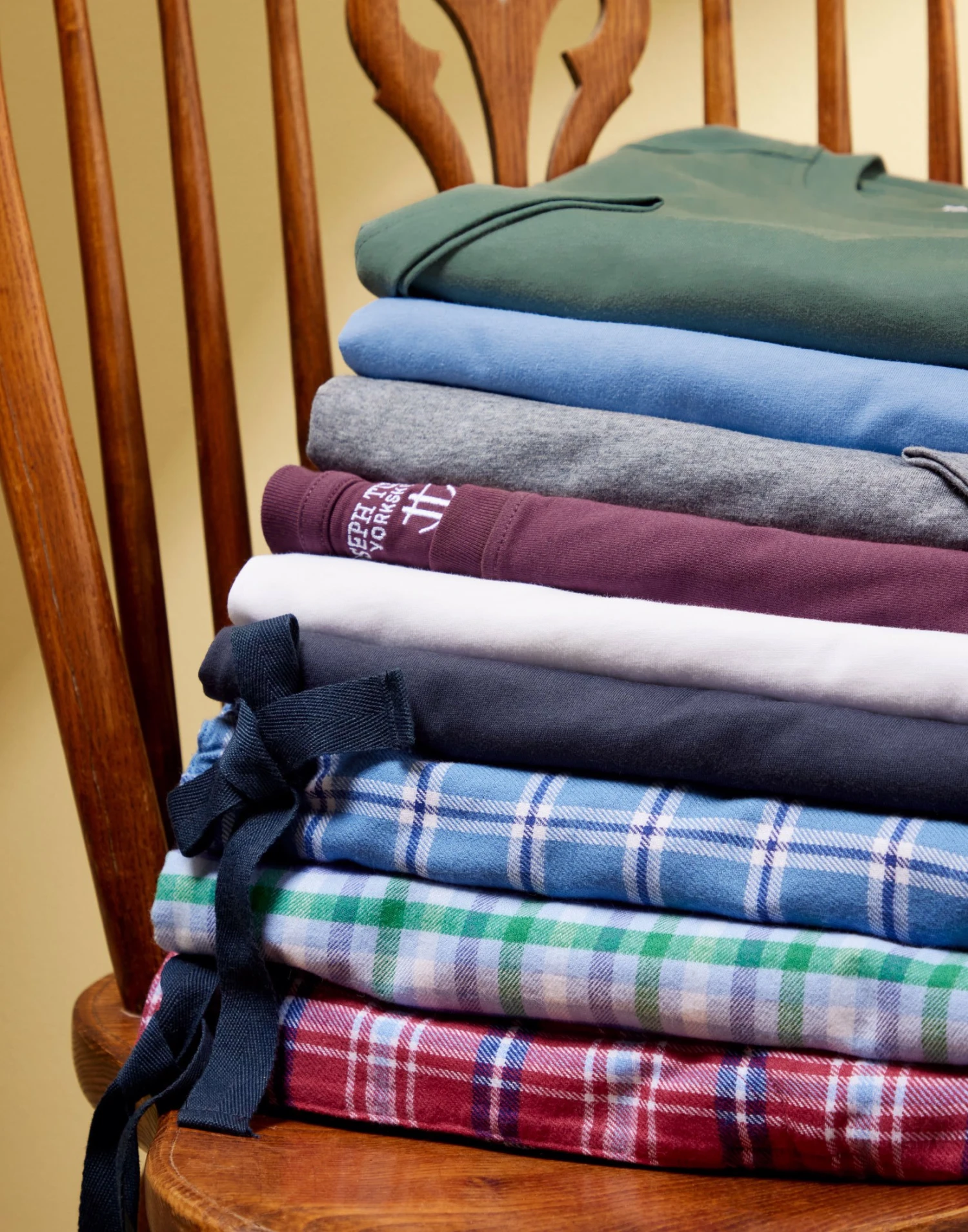 Pyjama Bottoms - Blue/Green Check 5 Pyjama Bottoms - Blue/Green Check - Image 3