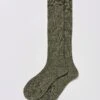 Classic Wool Long Socks - Green