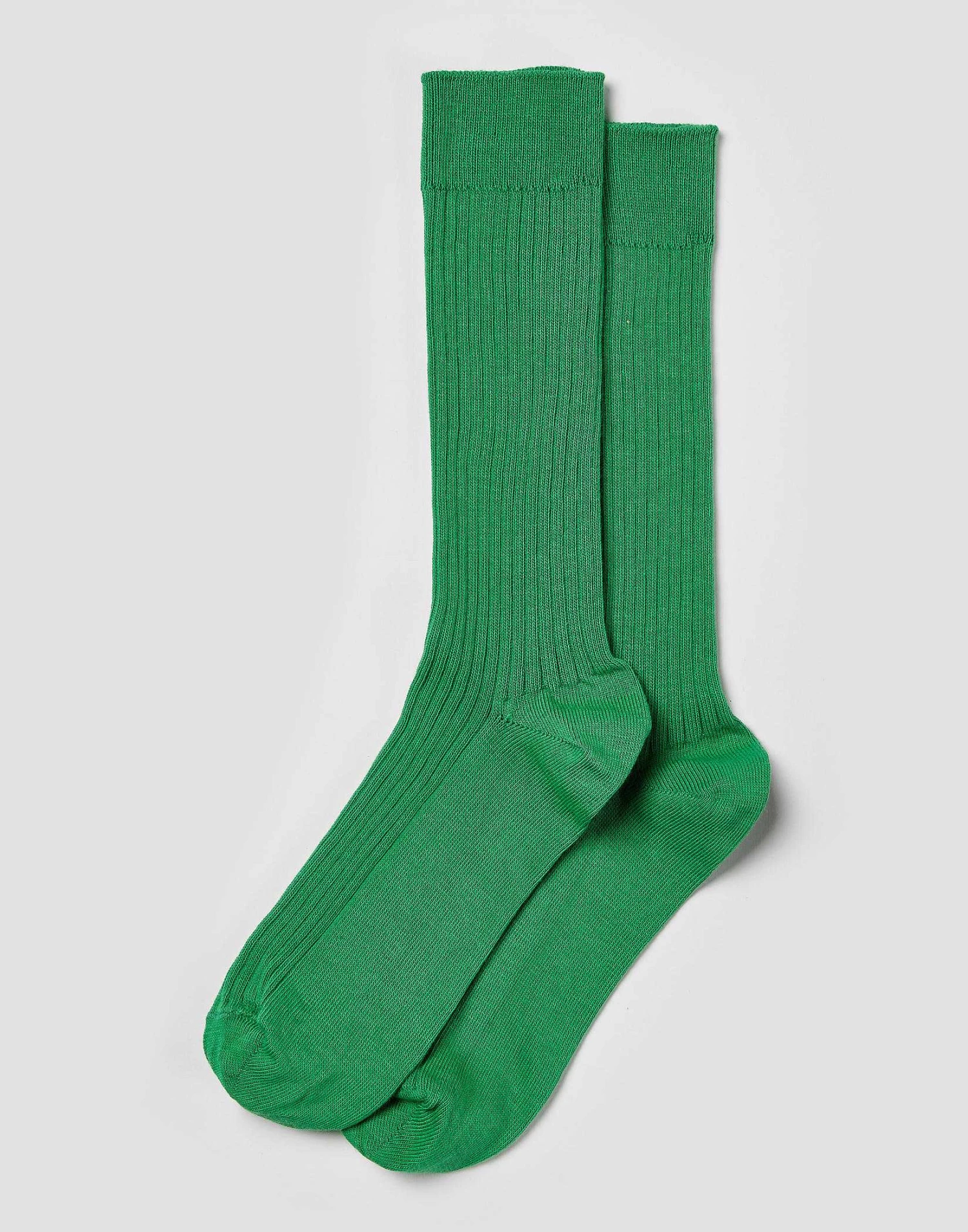 Combed Cotton Socks - Green 3 Combed Cotton Socks - Green