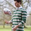 Rugby Shirt - Green/Grey 1 Rugby Shirt - Green/Grey -Joseph Turner Shop Mens Green Grey Rugby Shirt MTRUGBGRG 0