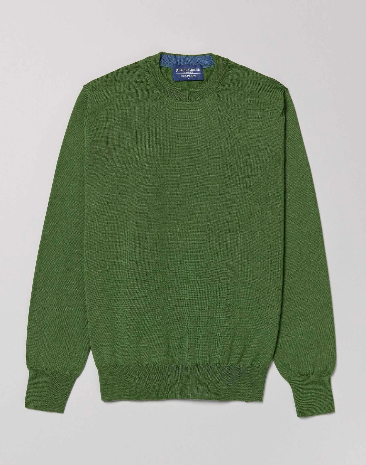 Merino Crew Neck Jumper - Green 5 Merino Crew Neck Jumper - Green - Image 3