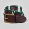 Polo Belt - Green 2 Polo Belt - Green -Joseph Turner Shop Mens Green Polo Belt MABEPOGRN 1