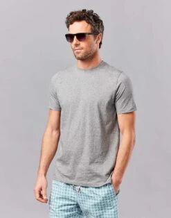 Cotton T Shirt - Grey Marl