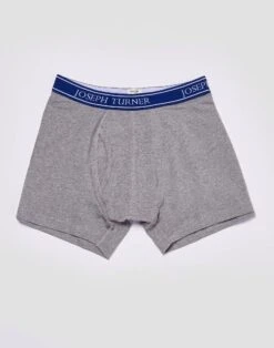 Cotton Trunks - Grey Marl