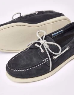 Sandusky Deck Shoes - Indigo -Joseph Turner Shop Mens Indigo Sandusky Deck Shoes MFSDUSIND 2