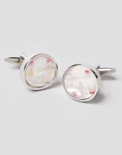 Mosaic Mother Of Pearl Cufflinks