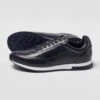 Bannister Trainers - Navy Burnished Calf -Joseph Turner Shop Mens Navy Burnished Calf Leather Bannister Trainers MFSBANNCL 1